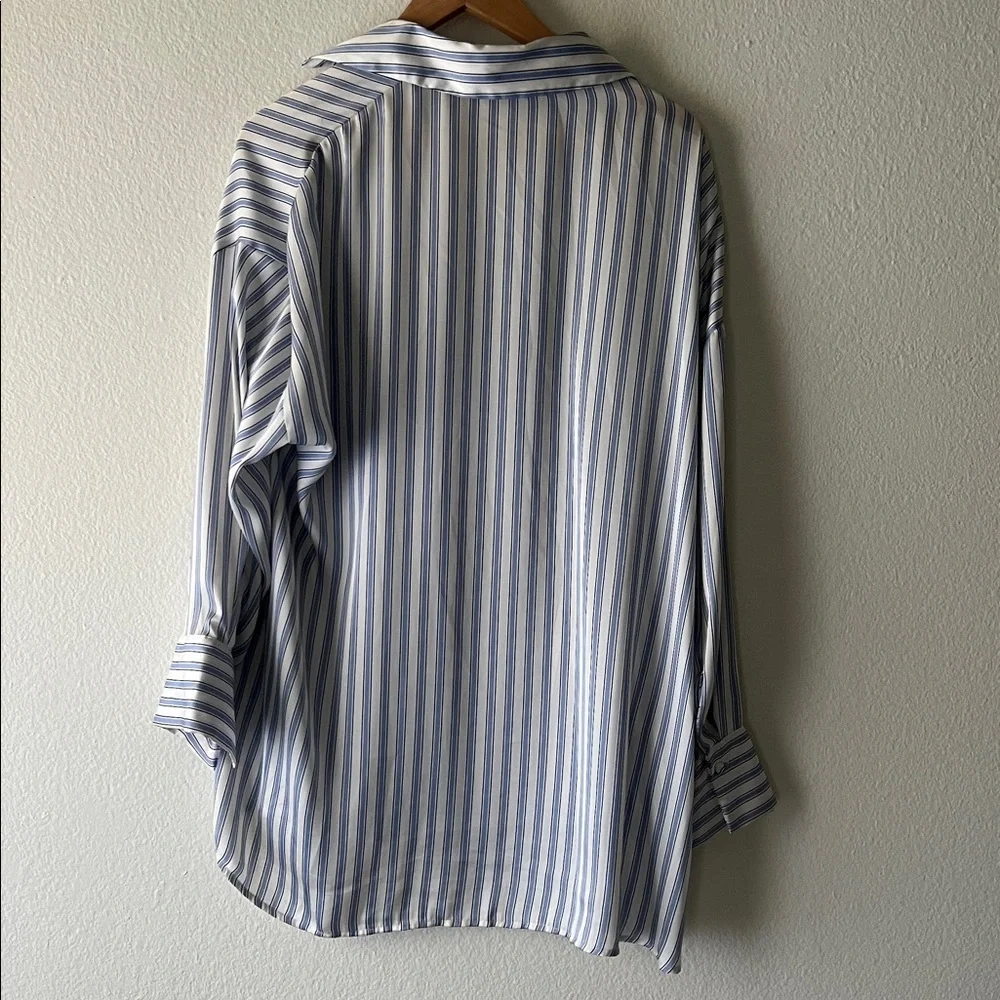 ZARA striped satin blouse - Picture 3 of 3
